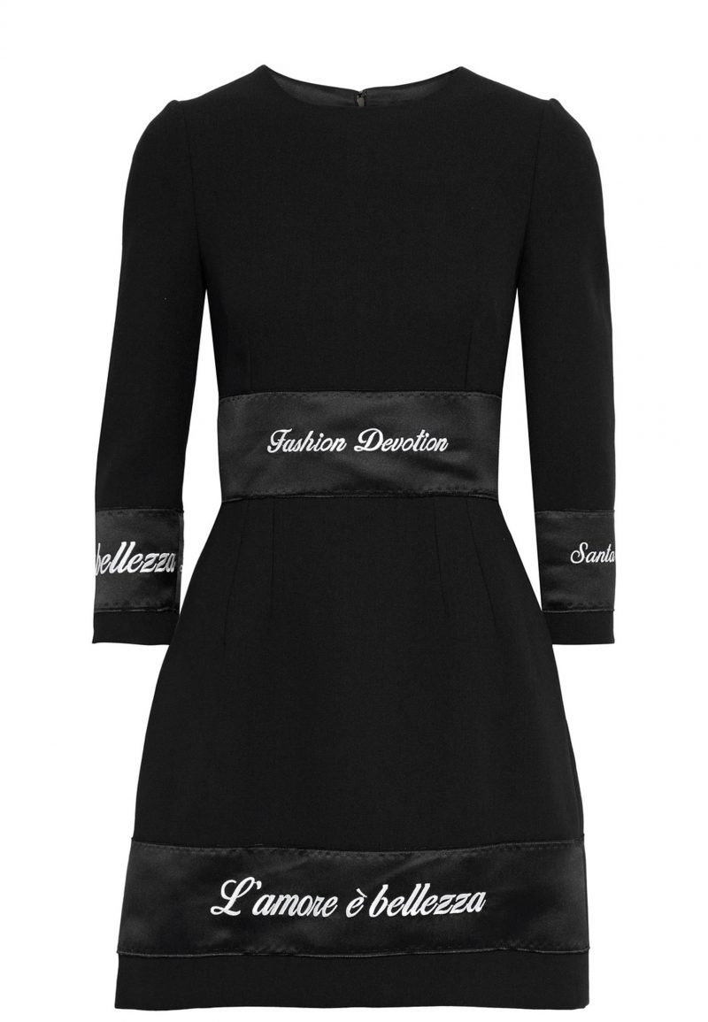 Черное Платье DOLCE&GABBANA