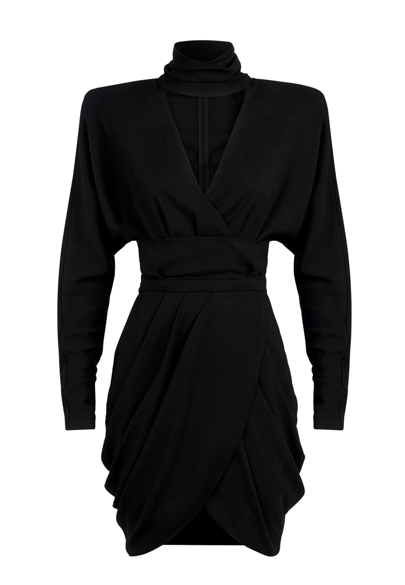Черное платье от версаче