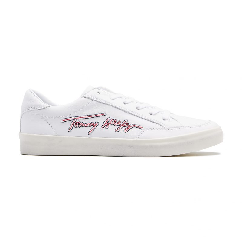 SIGNATURE LEATHER TRAINERS TommyHilfiger