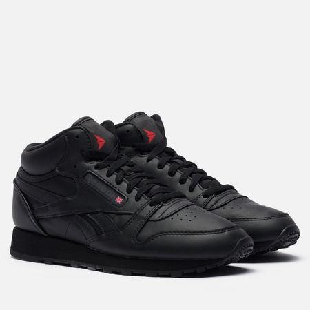 Mens reebok classic black leather deals