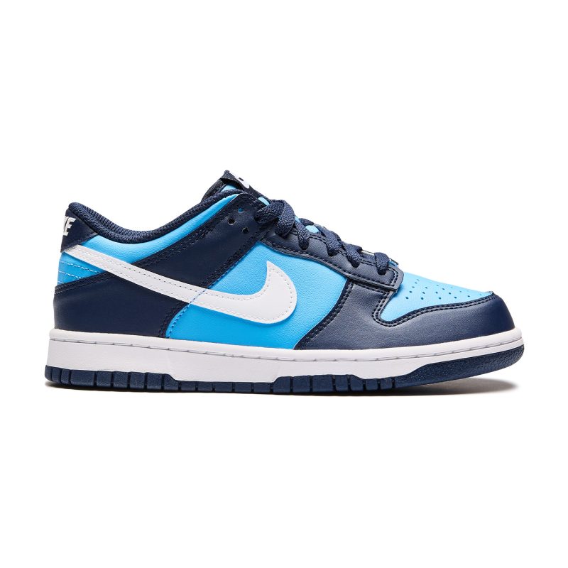 Кроссовки женские Nike Dunk Low University Blue White (GS)