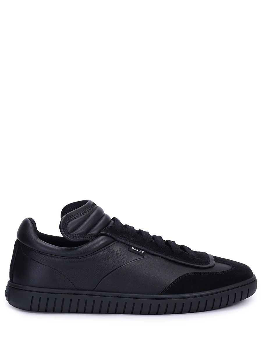 Кроссовки кожаные BALLY мужские чёрные