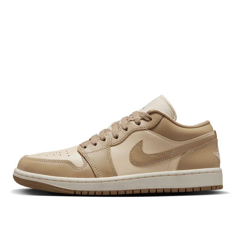 Женские кроссовки Jordan Air Jordan 1 Low бежевые