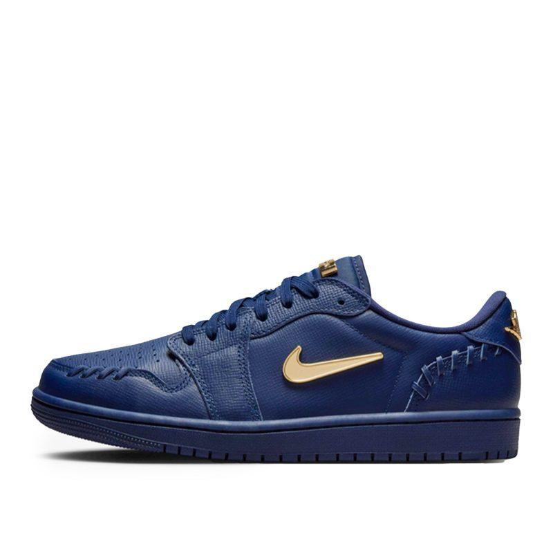 Женские кроссовки Jordan Air Jordan 1 MM Low тёмно-синие