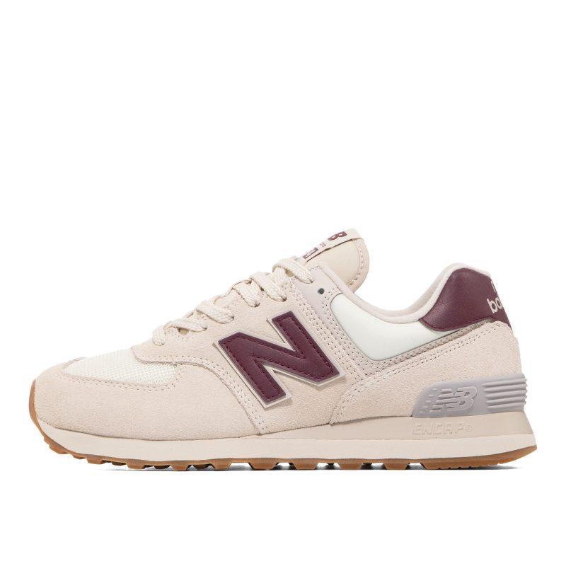 Женские кроссовки New Balance 574 бежевые