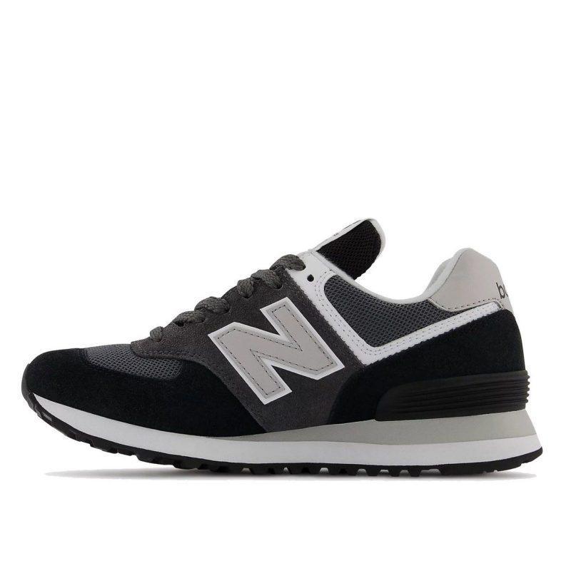 Женские кроссовки New Balance 574 тёмно-серые