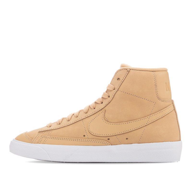 Женские кроссовки Nike Blazer Mid Premium бежевые