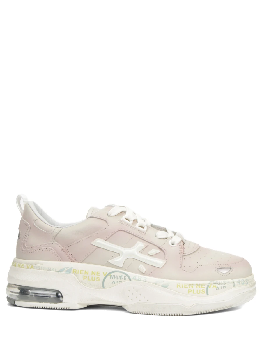 Кроссовки кожаные Draked PREMIATA женские бежевые