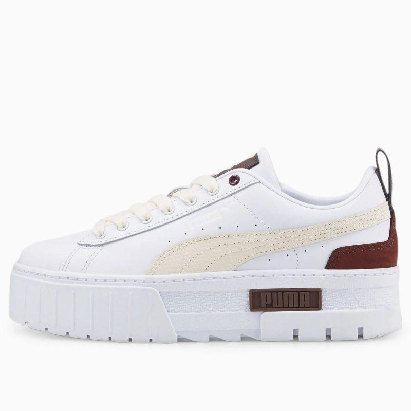 Женские кроссовки PUMA Mayze Luxe белые