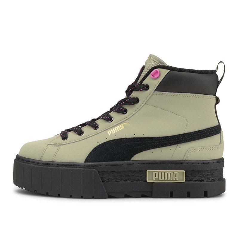 Женские кроссовки PUMA Mayze Mid бежевые