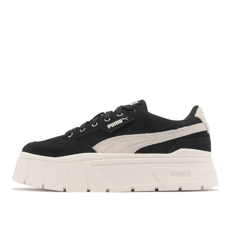 Женские кроссовки PUMA Mayze Stack чёрно-белые