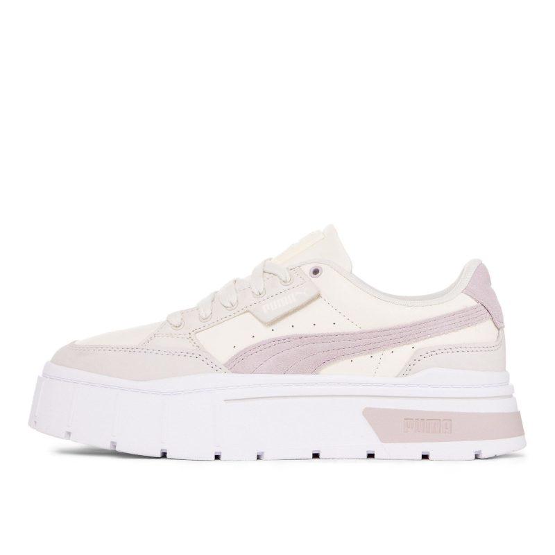 Женские кроссовки PUMA Mayze Stack Luxe бежевые