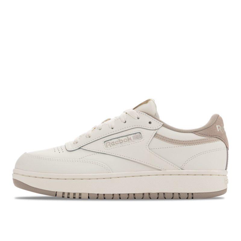 Женские кроссовки Reebok Club C Double бежевые