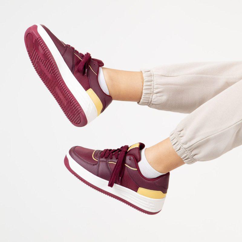 Женские кроссовки STREETBEAT Empower Nylon бордовые