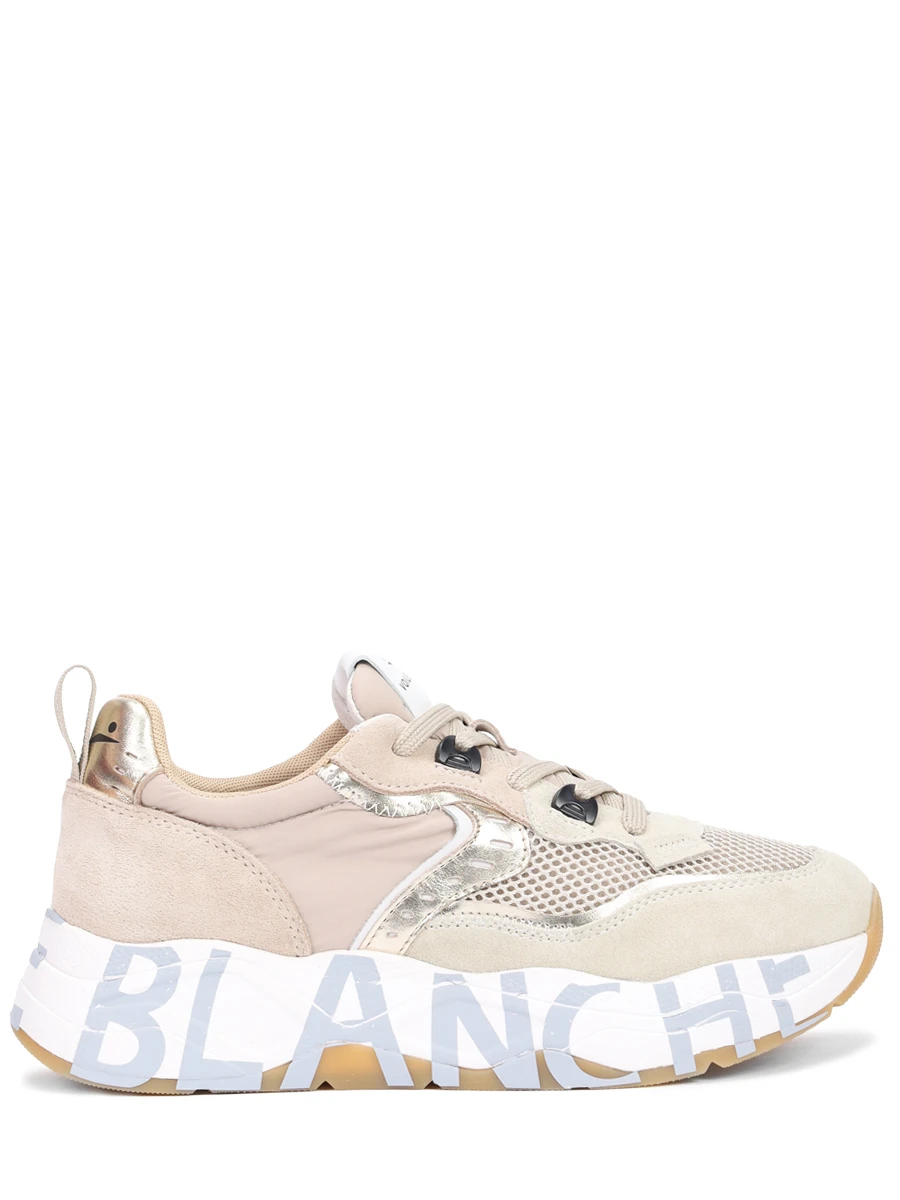Кроссовки комбинированные Club105 VOILE BLANCHE женские бежевые