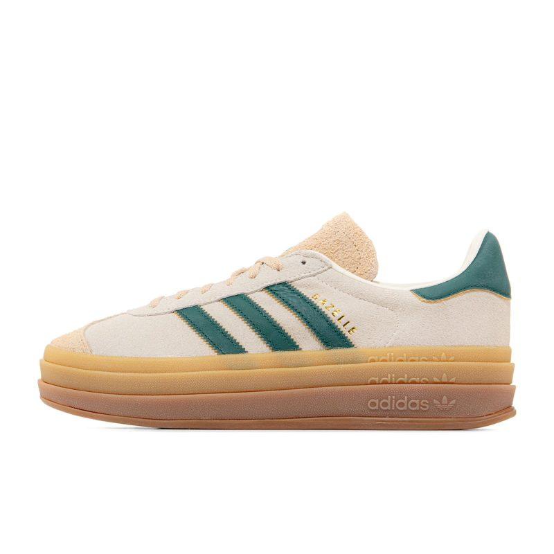 Женские кроссовки adidas Gazelle Bold бежевые