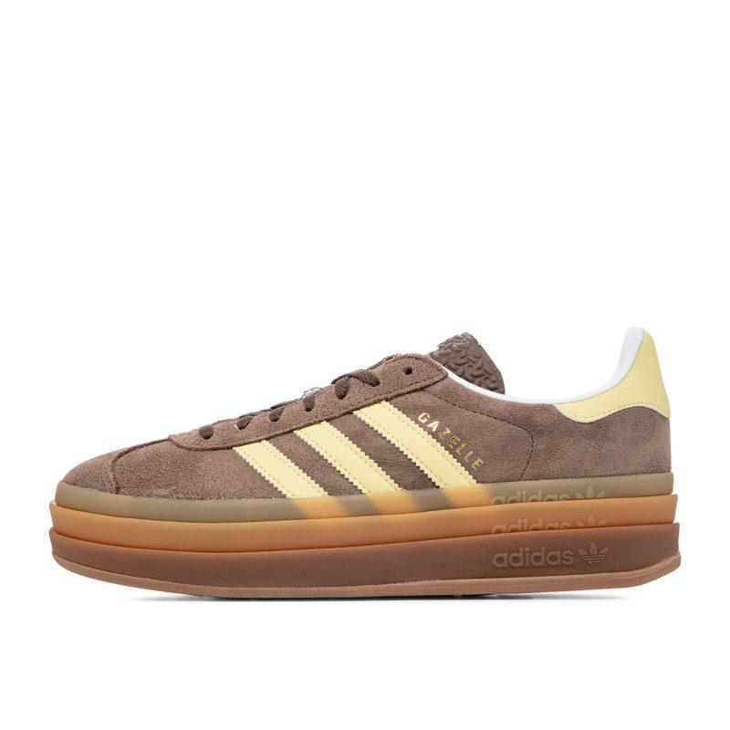 Женские кроссовки adidas Gazelle Bold коричневые